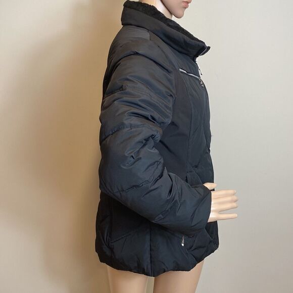 ❤️Last Chance Zero X Posure black quilted zip up jacket size M - Picture 4 of 11